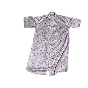 Women's DO NOT DISTURB Floral Robe Y2K